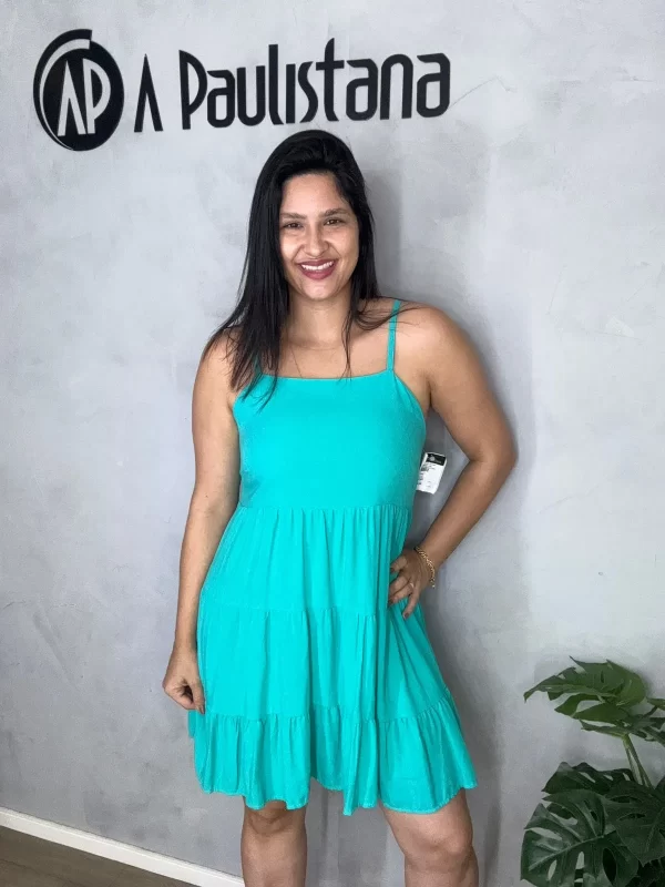 Vestido - Azul Bebê